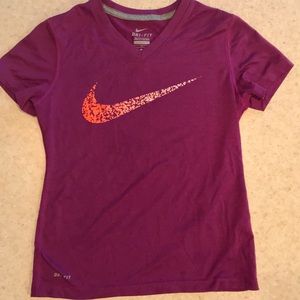 Nike DRI-FIT small girls athletic shirt